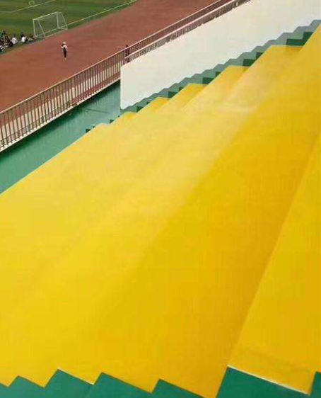 永川球场台阶翻新修补改造